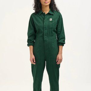 Lucy & Yak Carmen Jumpsuit in Green XS (UK6)